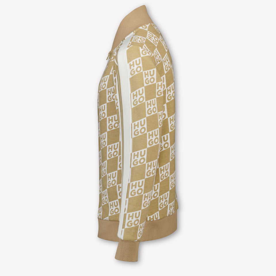HUGO Bambini Ragazzi Cardigan dentro Beige