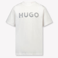 HUGO Kinder Jungen T-Shirt In Weiß