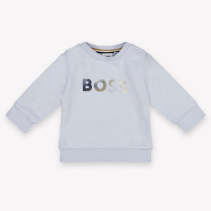 Boss Baby Jungen Pullover rein Hellblau