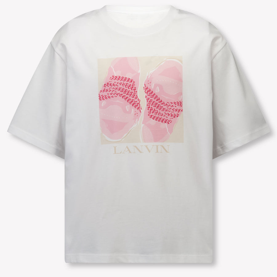 Lanvin Enfant Filles T-shirt dans Blanc