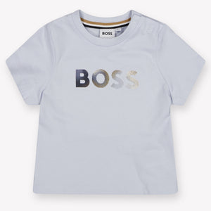 Boss Bébé Garçons T-shirt dans Bleu Clair