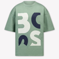 Boss Kinder Jungen T-Shirt In Grün