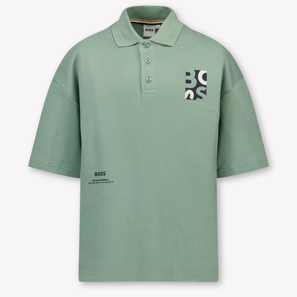 Boss Enfants Garçons Polo En Vert