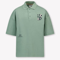 Boss Bambini Ragazzi Polo In Verde