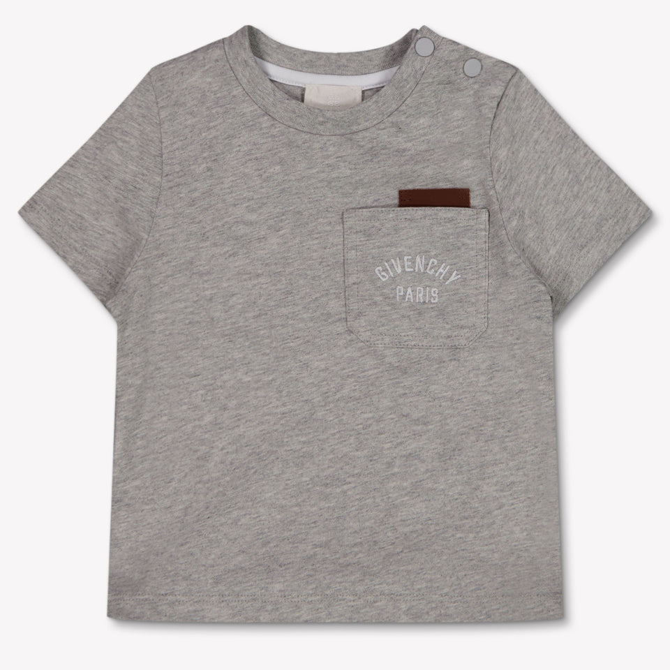 Givenchy bebe Chicos Camiseta adentro Gris