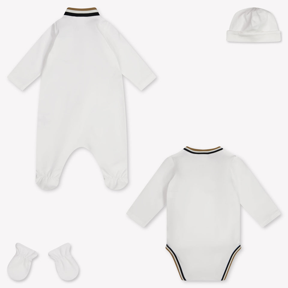 Boss Bambino Ragazzi Tutina dentro Bianco