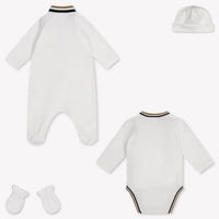 Boss Bébé Garçons Combishort dans Blanc
