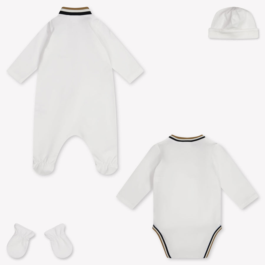 Boss Bébé Garçons Combishort dans Blanc