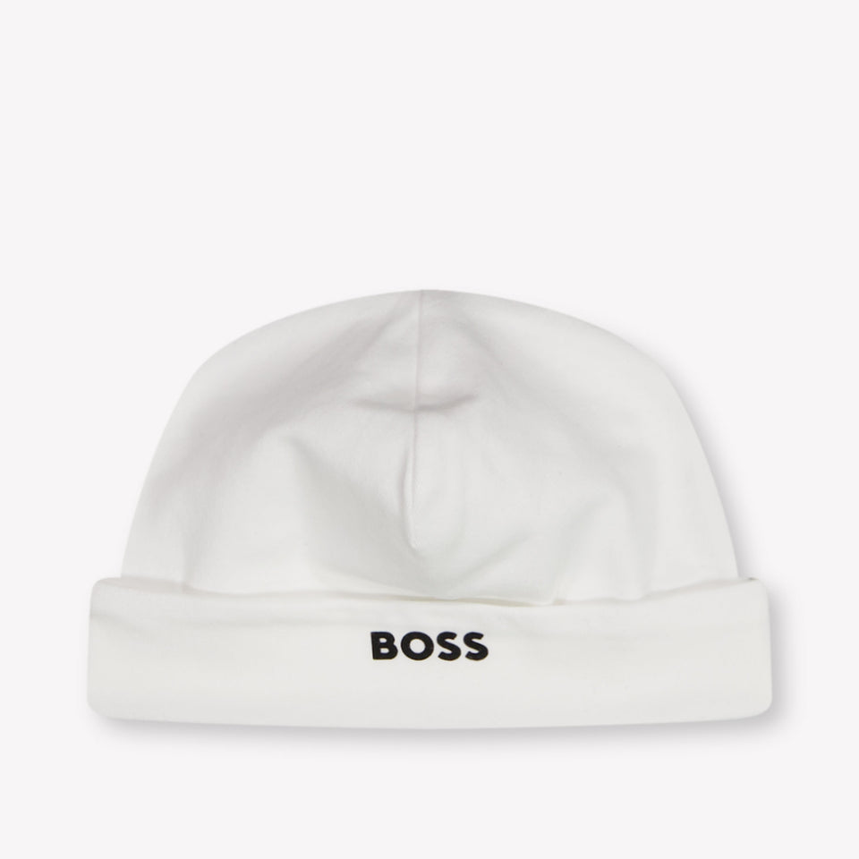 Boss Bambino Ragazzi Tutina dentro Bianco