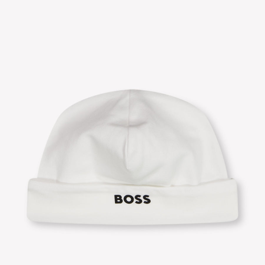 Boss Bébé Garçons Combishort dans Blanc