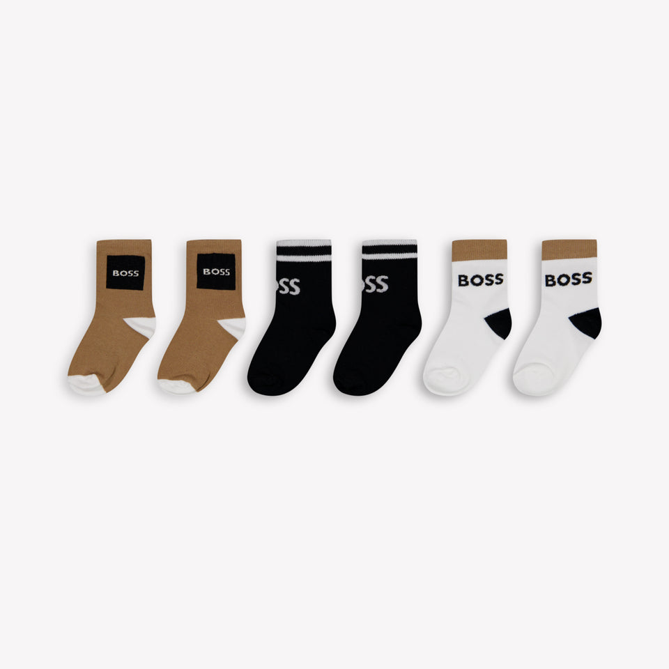 Boss Bambino Ragazzi Calzini dentro Nero