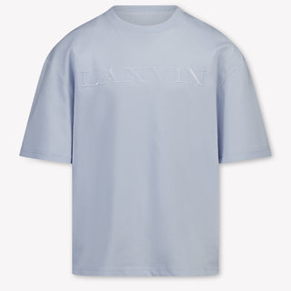 Lanvin Kinder Jungen T-Shirt In Hellblau
