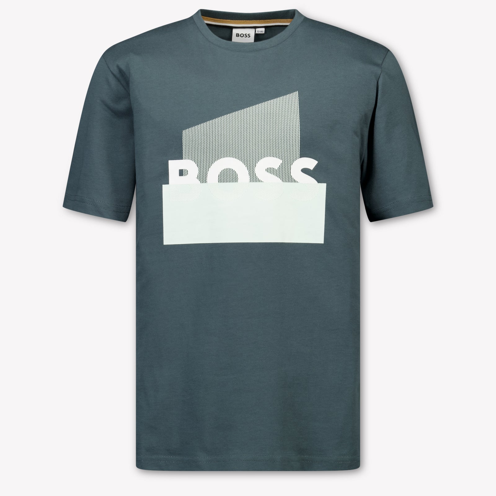 Boss Kinder Jungen T-Shirt In Dunkelgrün
