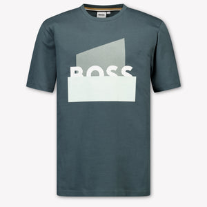 Boss Enfants Garçons T-shirt dans Vert Foncé