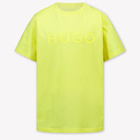 HUGO Kinder Jungen T-Shirt In Gelb