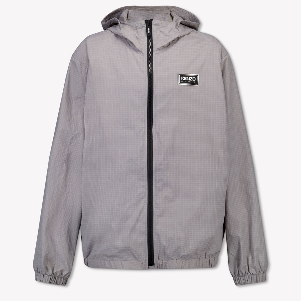 Kenzo Kids Enfants Garçons Veste d'été Gris Clair