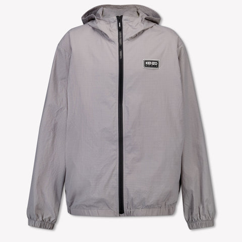 Kenzo Kids Enfants Garçons Veste d'été Gris Clair