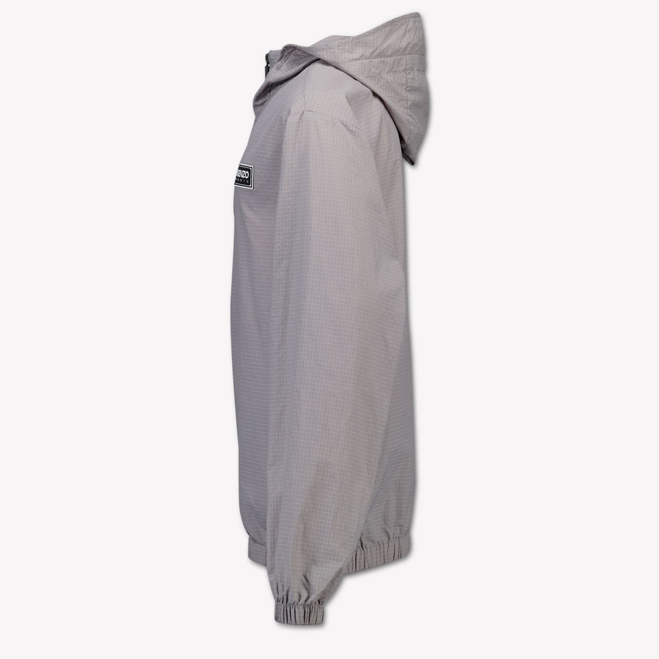 Kenzo Kids Enfants Garçons Veste d'été Gris Clair