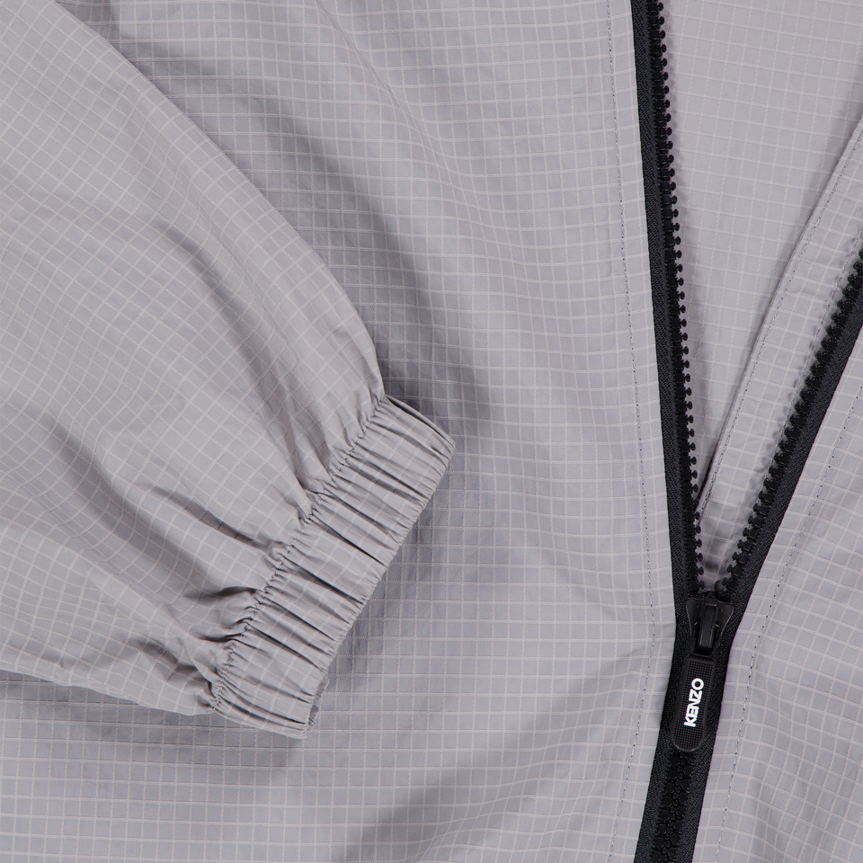 Kenzo Kids Enfants Garçons Veste d'été Gris Clair