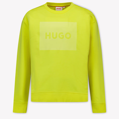 HUGO Niños Chicos suéter en Amarillo