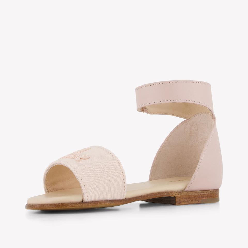 Chloe Girls Sandals In Light Pink