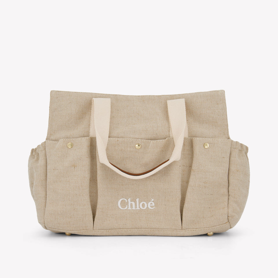Chloe Bambino Ragazze Borsa per pannolini dentro Beige