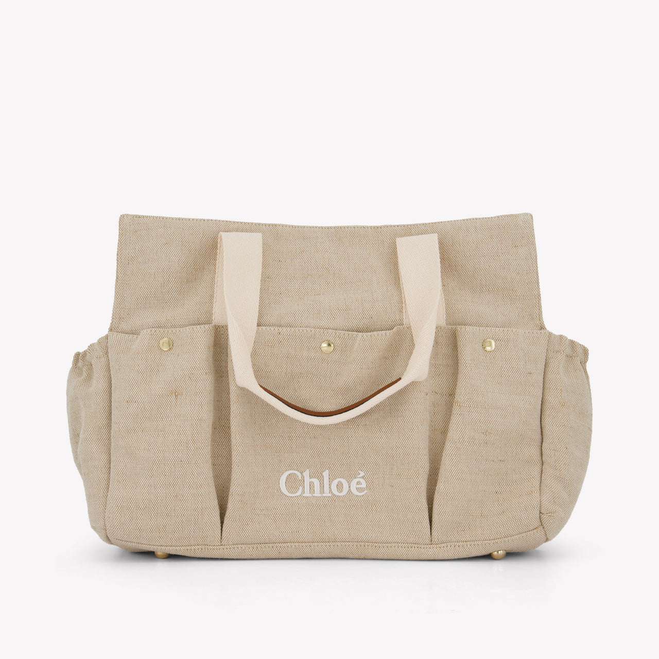 Chloe Baby Girls Diaper Bag In Beige