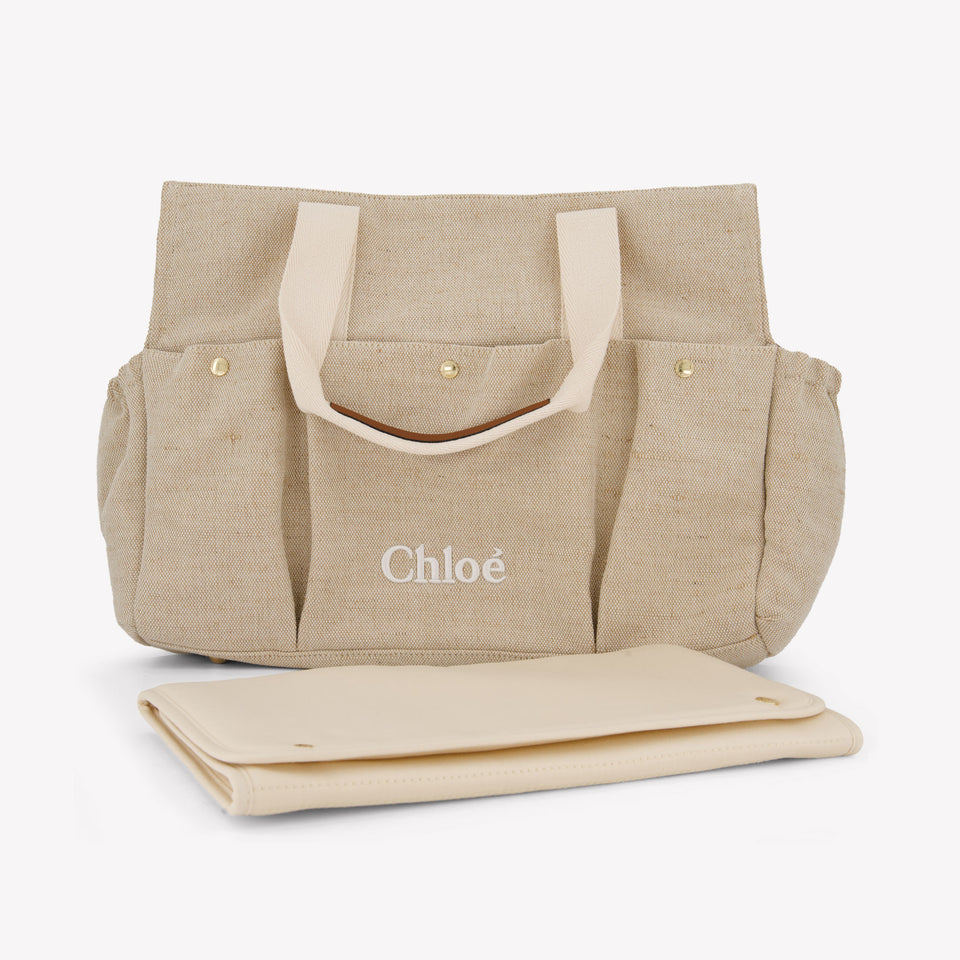 Chloe Bambino Ragazze Borsa per pannolini dentro Beige