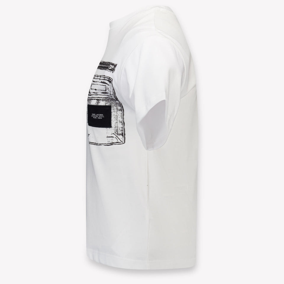 Marc Jacobs niños Chicos Camiseta adentro Blanco