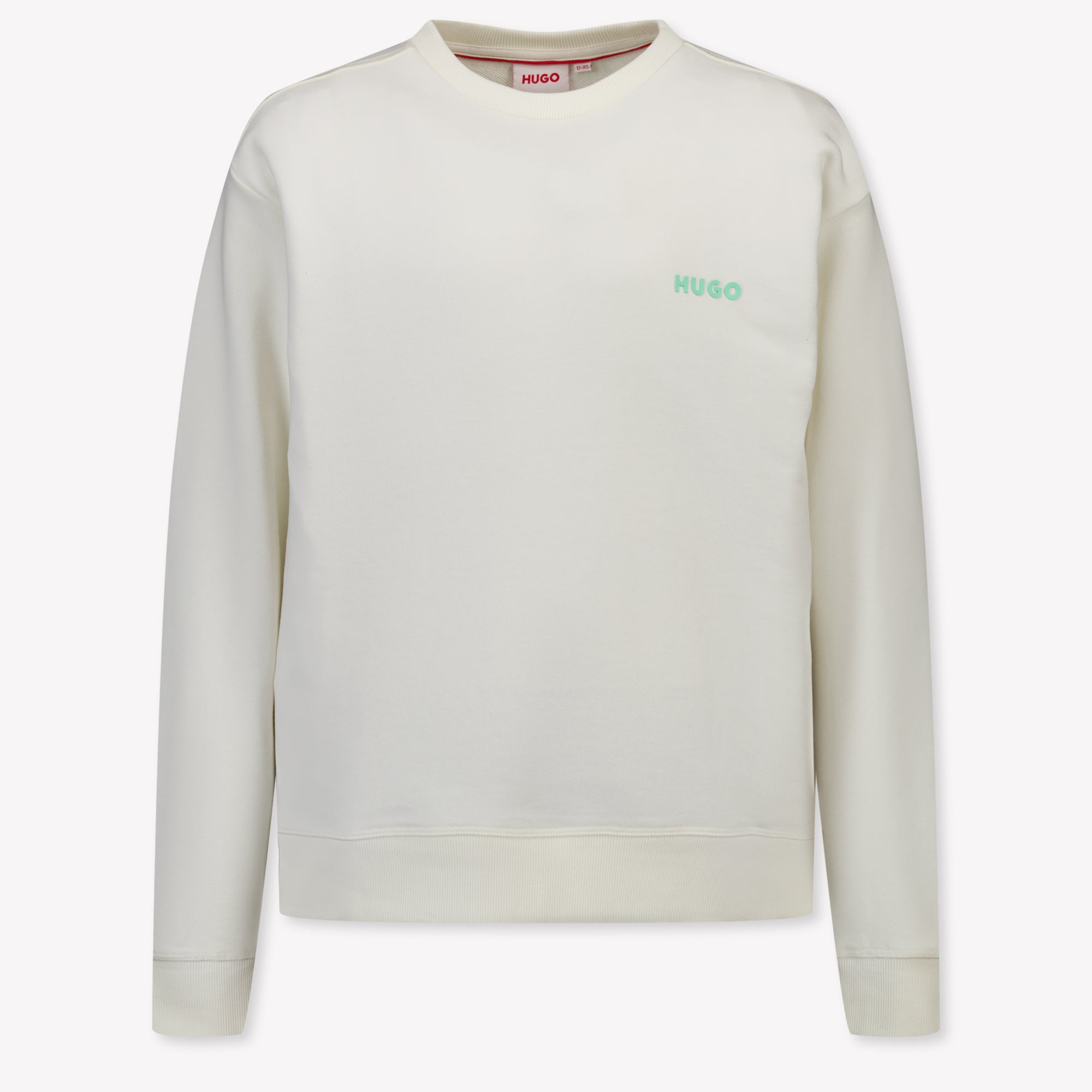 HUGO Kids Boys Sweater In Light Beige