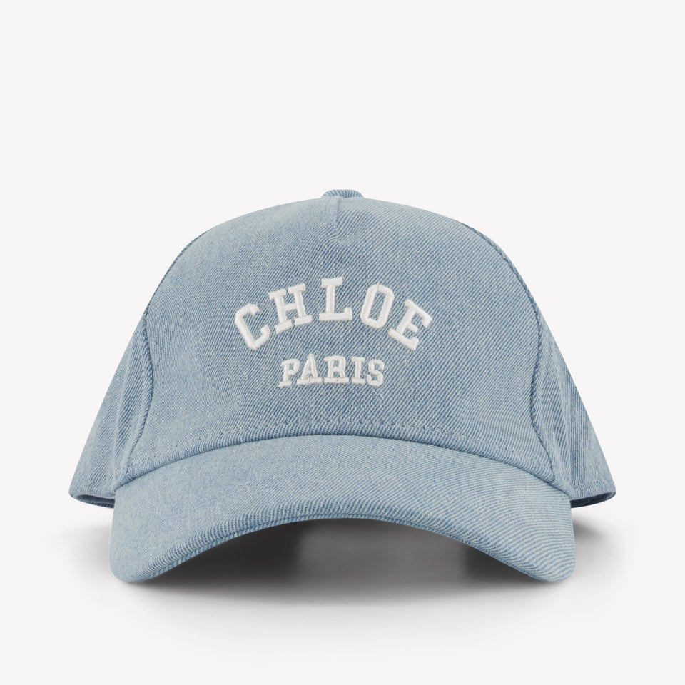 Chloe Kids Girls Cap In Light Blue
