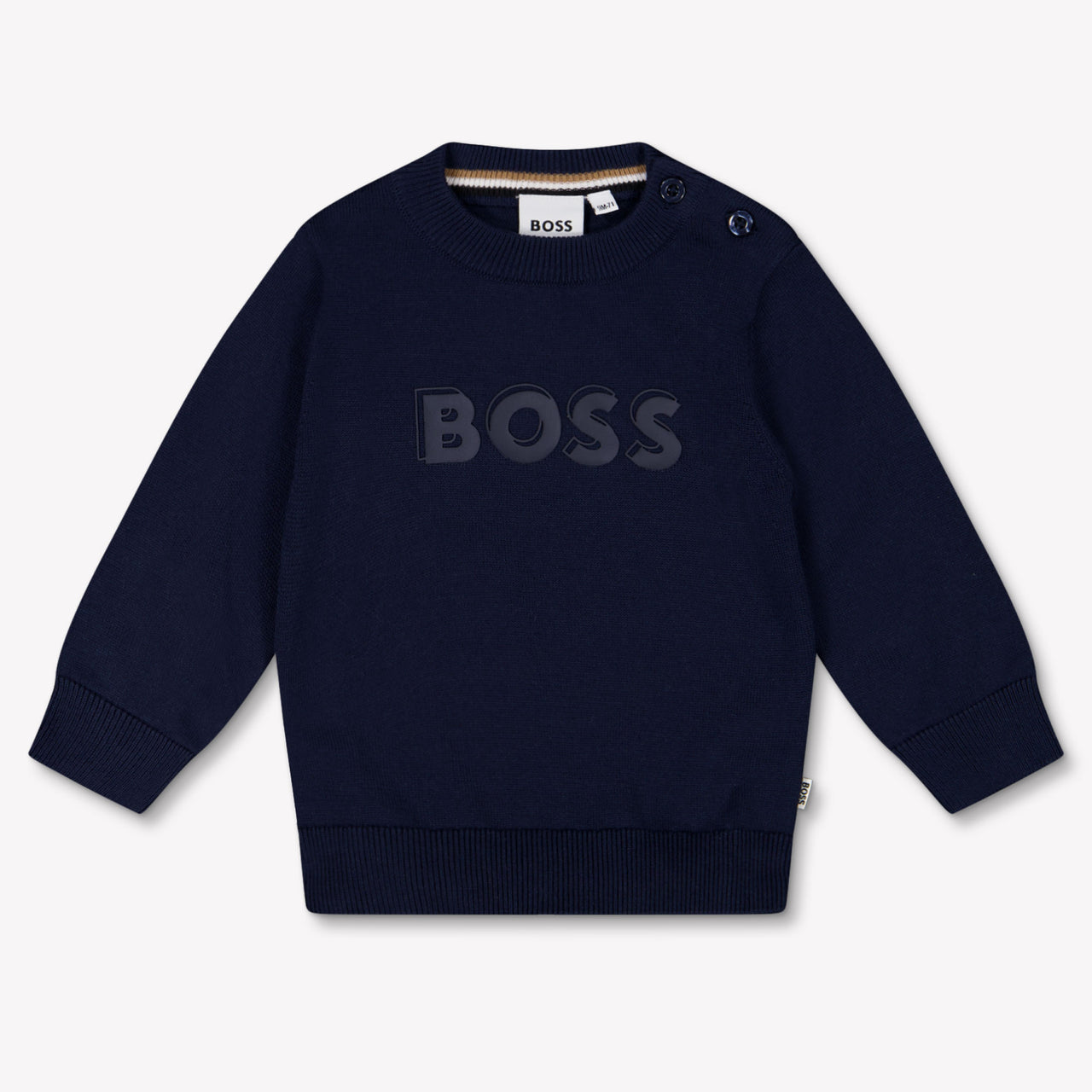 Boss Bébé Garçons Pull en Navy