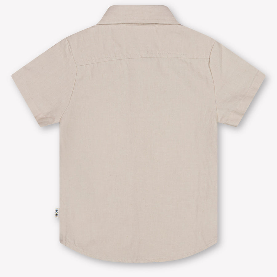 Boss Bébé Garçons Chemisier Beige Clair