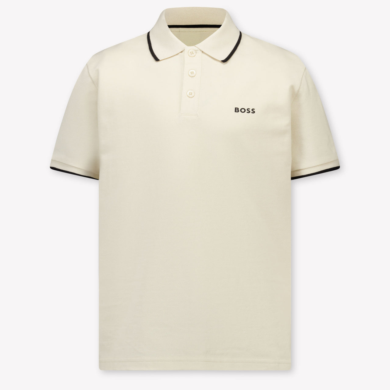 Boss Bambini Ragazzi Polo In Beige Chiaro