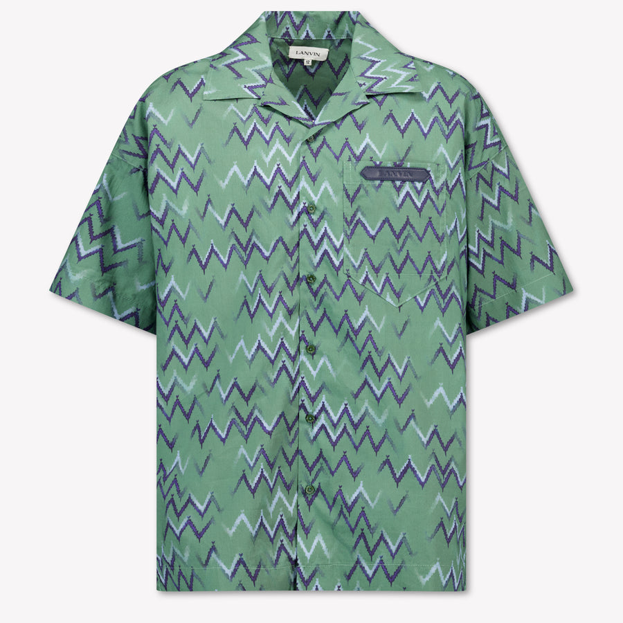 Lanvin Kindergarten Chicos Blusa En Verde
