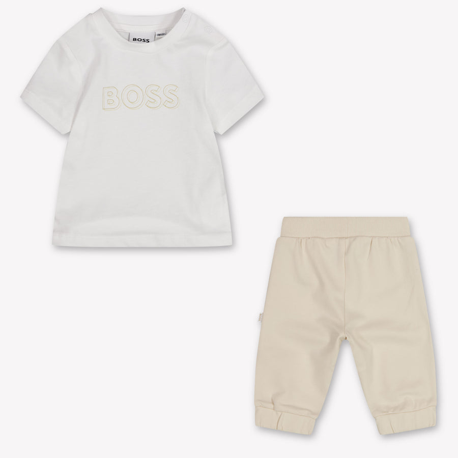 Boss Baby Jungen Jogginganzug In Beige