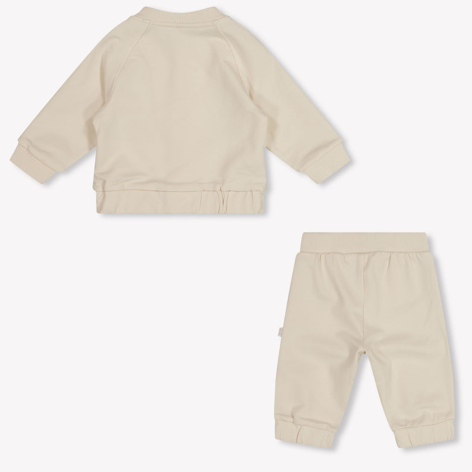 Boss Baby Jongens Joggingpak In Beige