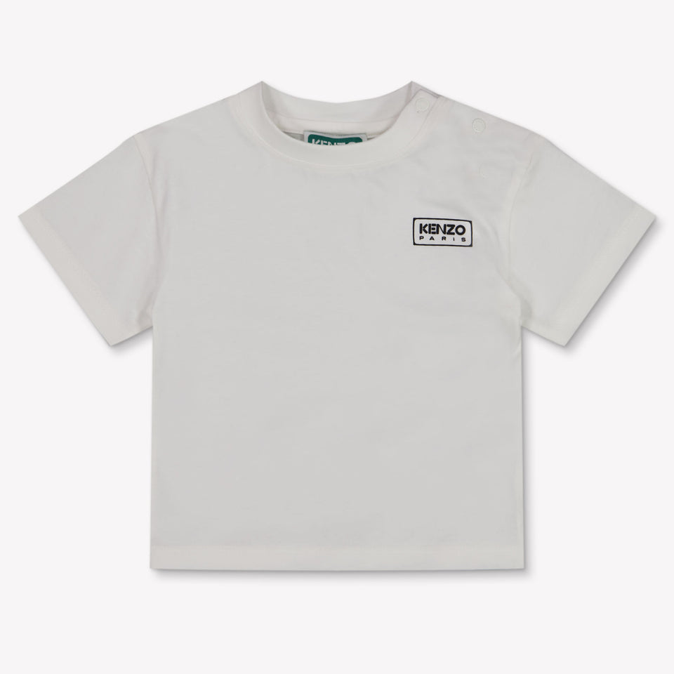Kenzo Kids Bambino Ragazzi Maglietta dentro Off White