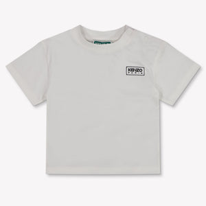 Kenzo Kids bebe Chicos Camiseta adentro Blanco Roto