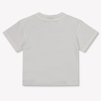 Kenzo Kids bebe Chicos Camiseta adentro Blanco Roto