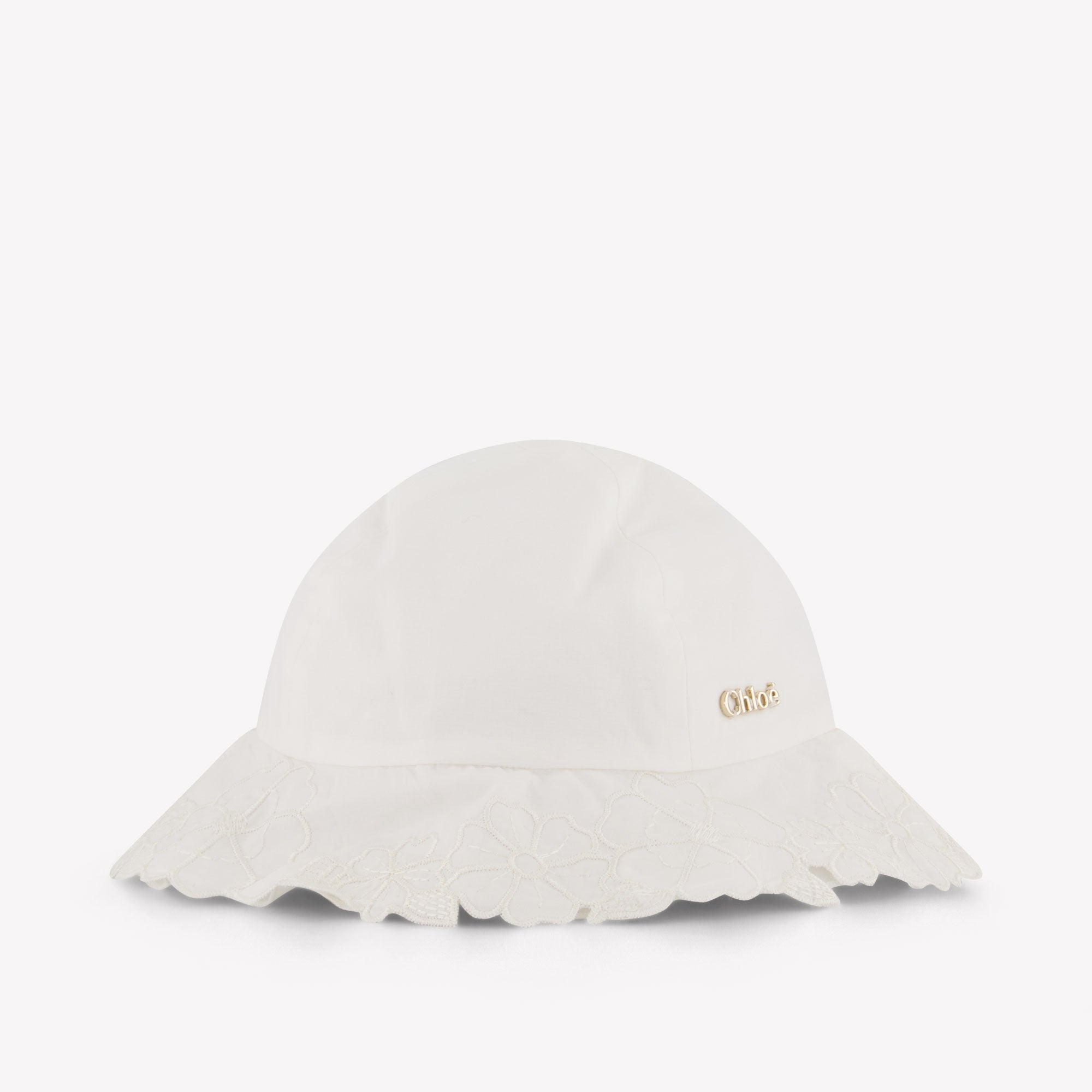Chloe Bambino Ragazze Cappello dentro Bianco