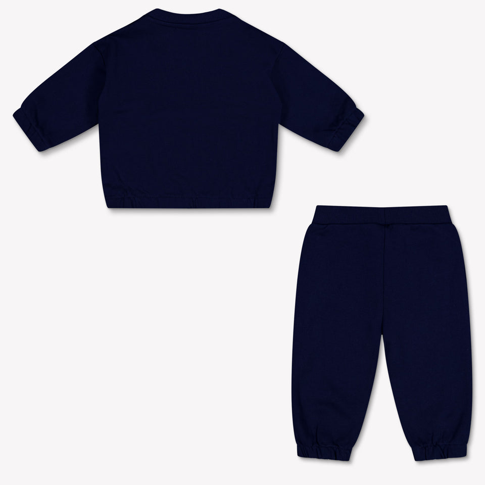 Kenzo Kids bebe Chicos Traje de jogging En Navy