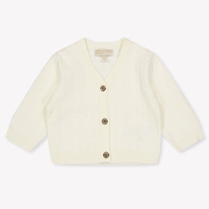 Michael Kors Baby Mädchen Strickjacke In Ekrü
