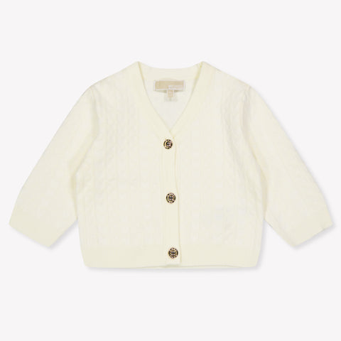 Michael Kors Baby Meisjes Vest In Ecru