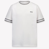 Boss Kinder Jungen T-Shirt In Weiß