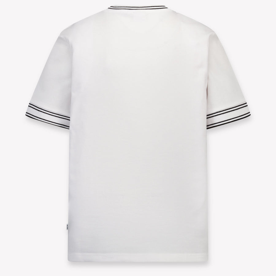 Boss Kinder Jungen T-Shirt In Weiß