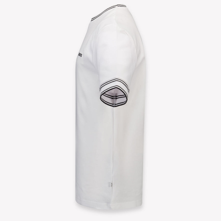 Boss Kinder Jungen T-Shirt In Weiß