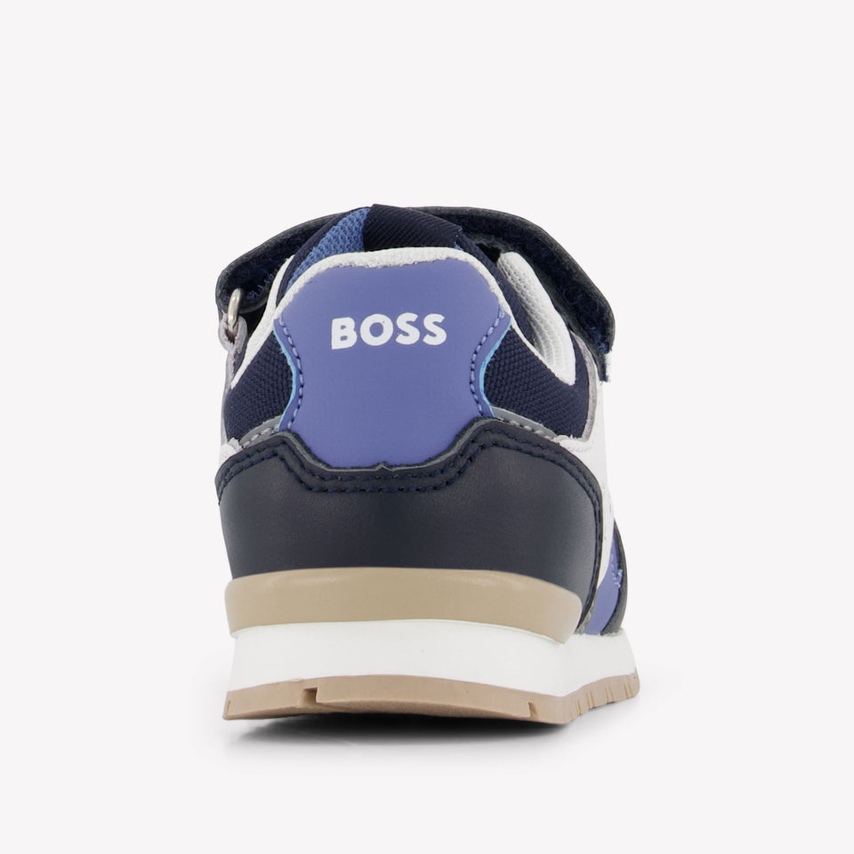 Boss Garçons Baskets dans Navy