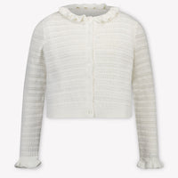 Chloe Kinder Mädchen Strickjacke In Weiß