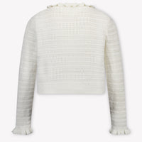 Chloe Kinder Mädchen Strickjacke In Weiß